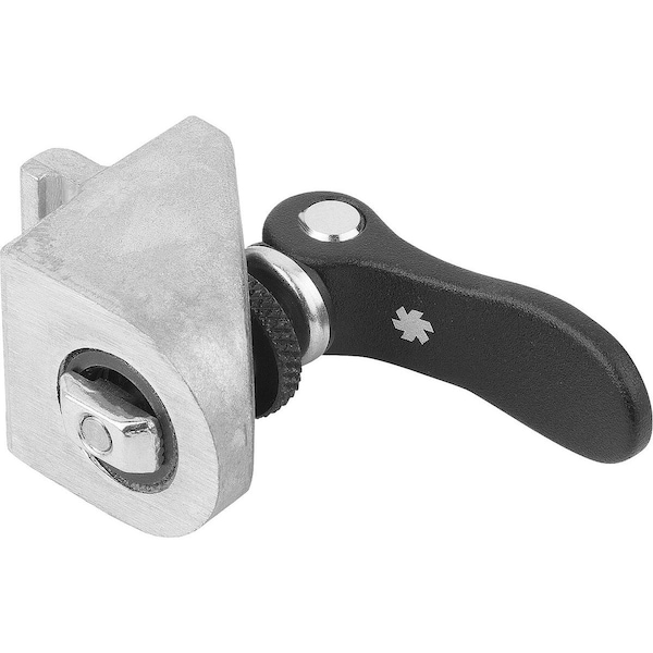 Clamping Angle With Eccentric Clamp Modu 27X24X27, Form:C Zinc, Comp:Steel, Bn=6